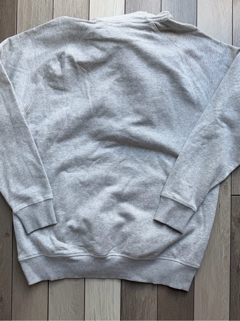Gymshark Light Grey Pullover Hoodie with White Logo - Picture 4 of 6
